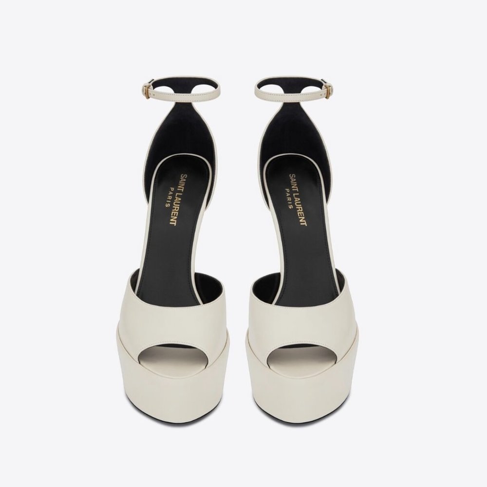 YSL Jodie Platform (Pearl) Size 36 (US 6) - Picture 1 of 9